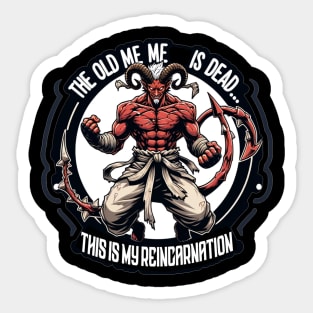 Meet my reincarnation Anime Fighter Sticker